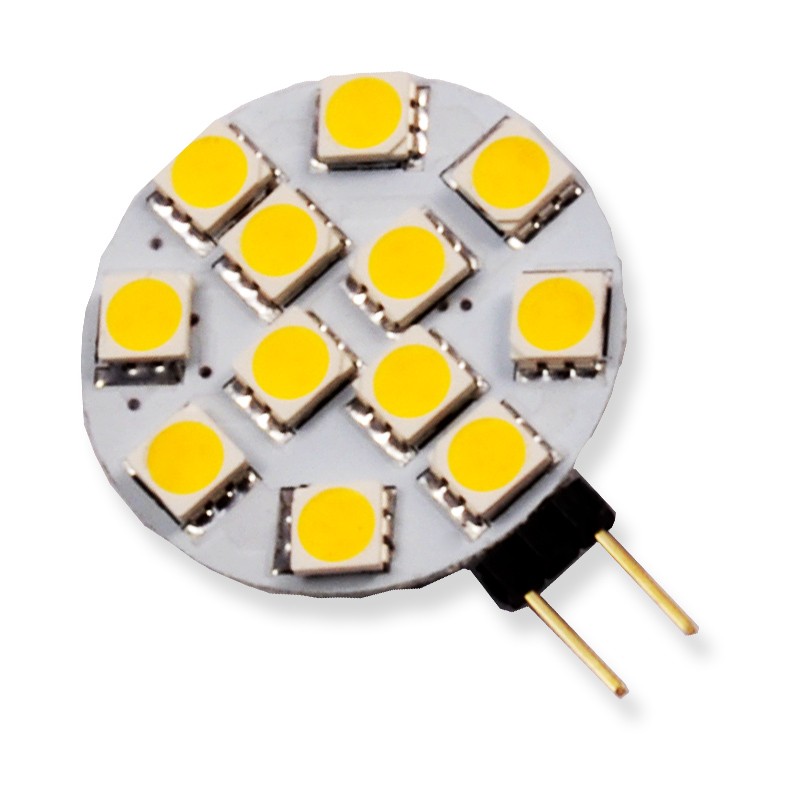 Lampadina LED G4 12 LED 3000K 31X41X8 - Centro Lampade